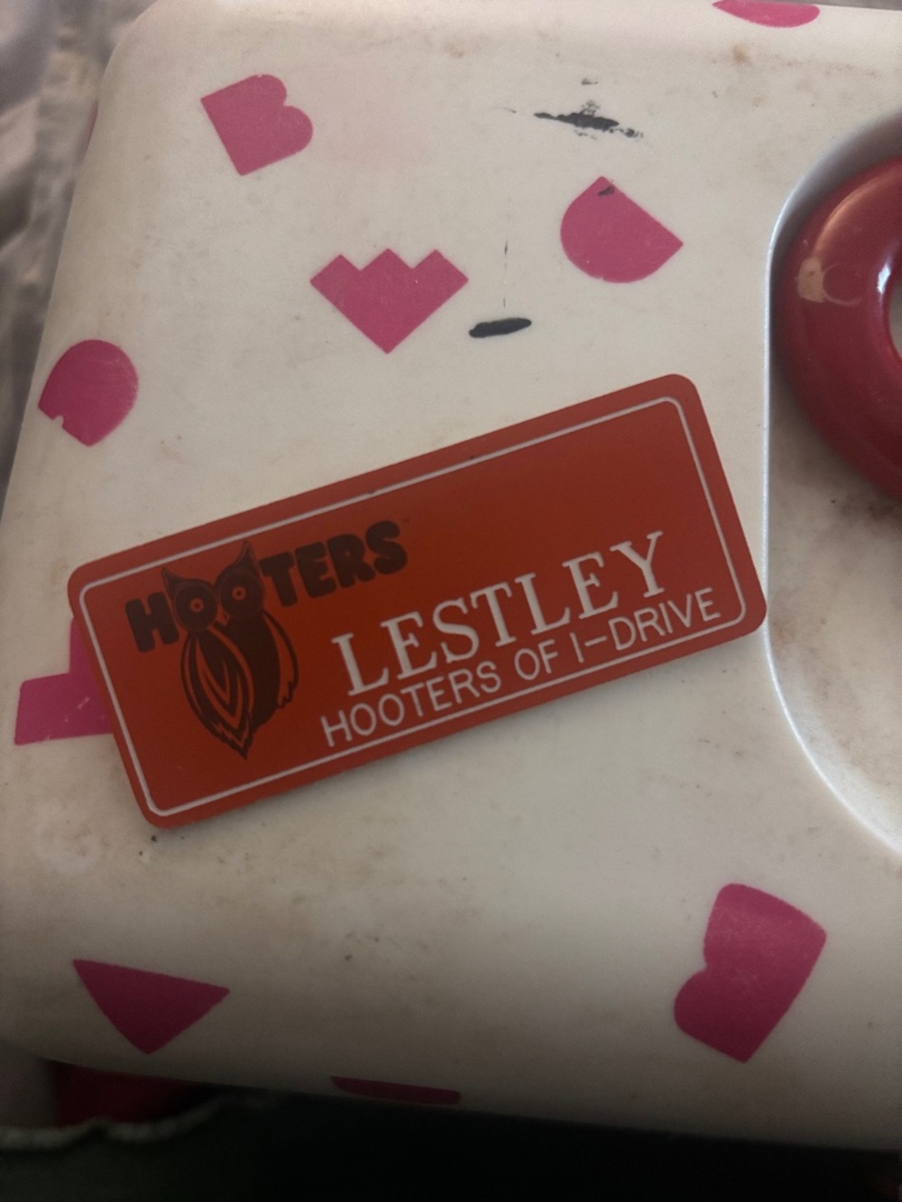 AUTHENTIC HOOTERS NAMETAGS